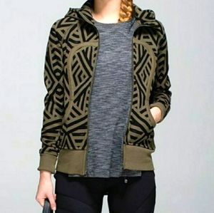 Lululemon Scuba Hoodie II- Chevron Shuffle Fatigue